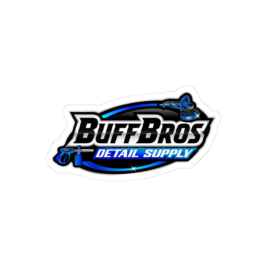 BuffBros Detail Supply Kiss-Cut Stickers - Car Detailing, Laptop Decor, Automotive Enthusiasts, Gift for Him, Cool Stickers